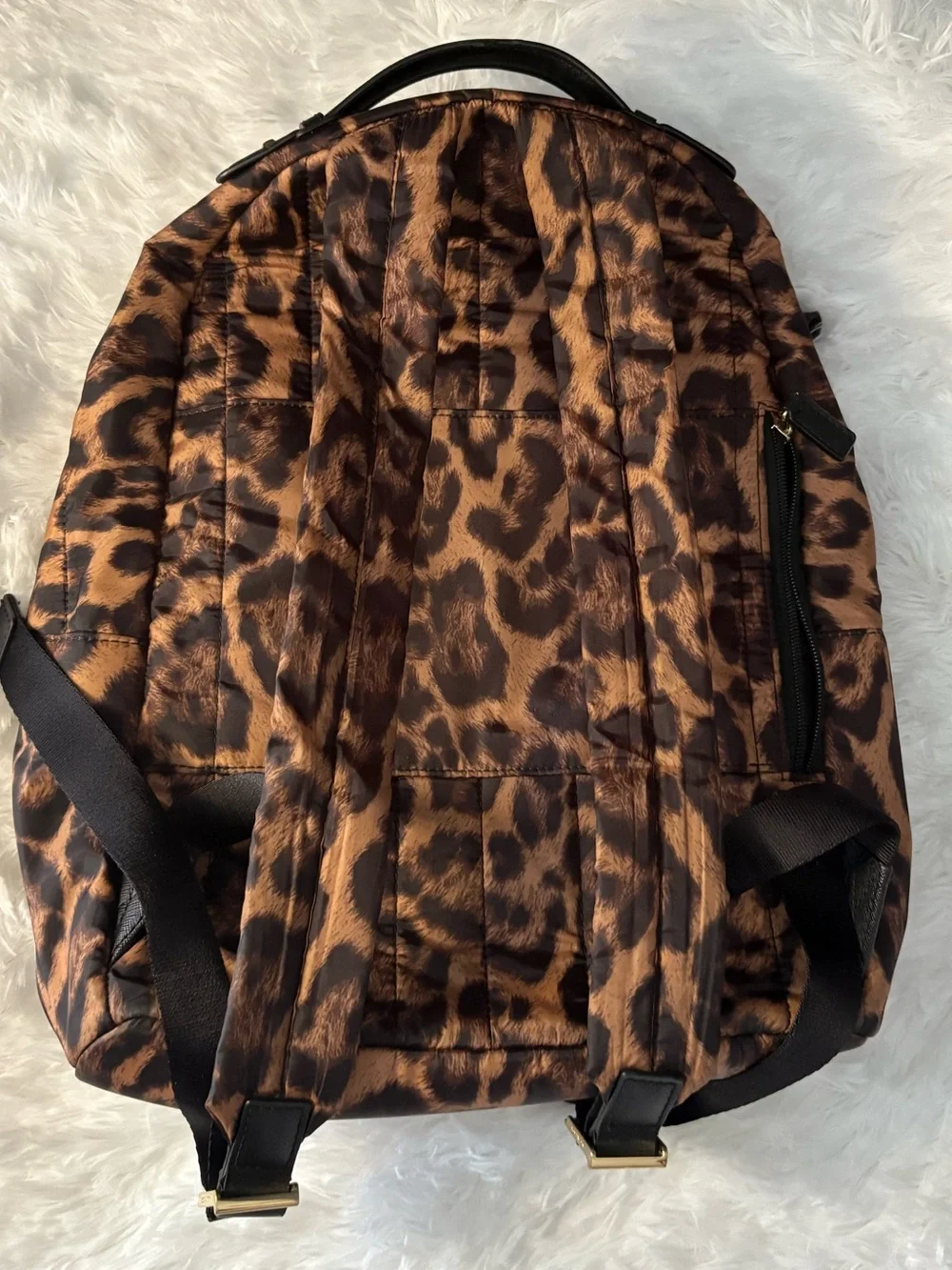 Michael kors Kelsey nylon backpack leopard print